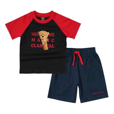 China Breathable Outstanding Quality Wholesale 2Pcs Baby Boy Boutique Clothing Gift Clothes Set for sale