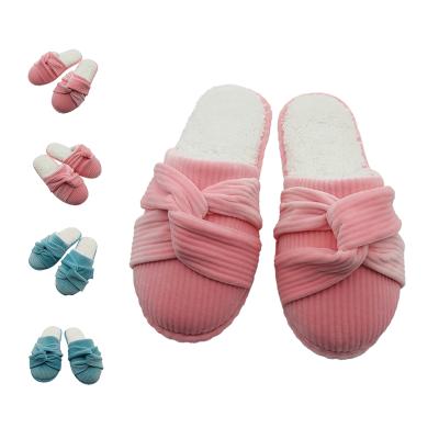 China Wholesale Winter Women's Plush Slippers Fashion Trend Indoor Slippers for sale