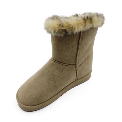 China New Hot Selling Classic Women's Modern Anti-skid Snow Boots Women's Suede Cloth Snow Boots for sale