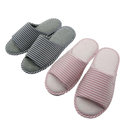 China Summer Slipper Cartoon Cat Light Striped Soft Home Slipper Indoor Slippers For Indoor Women for sale