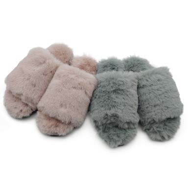 China Indoor Fashion Trend Micro Suede Plush Slippers Comfortable Indoor Warm Slipper Women Slippers for sale