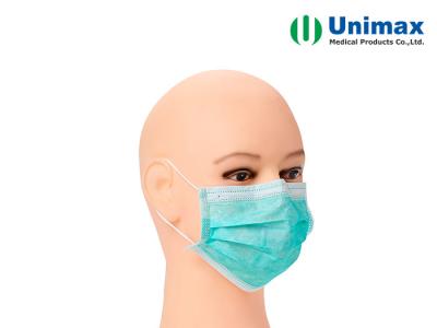 Cina Maschera di protezione chirurgica eliminabile medica 3ply di Unimax dell'ospedale in vendita