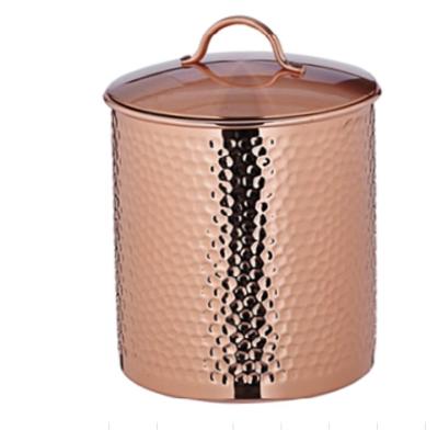 China 2L Large Ice Bucket Beer Wine Ice Buckets Durable Commercial Copper Martini Ice Bucket With Lid for sale