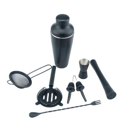 China Sustainable Coctail Shaker Bar Tool Kit Shaker Set Stainless Steel Cocktail Fruit Salad for sale