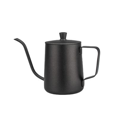 China Sustainable Wholesale Stainless Steel Spill Over Coffee Gooseneck Kettle Filter Pots Offices Style Hand Coffee Pot for sale