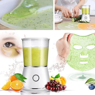 China Anti-puffiness Mini Fruit Vegetable Mask Machine Diy Cosmetic Facial Prepare Mask Making Machine for sale