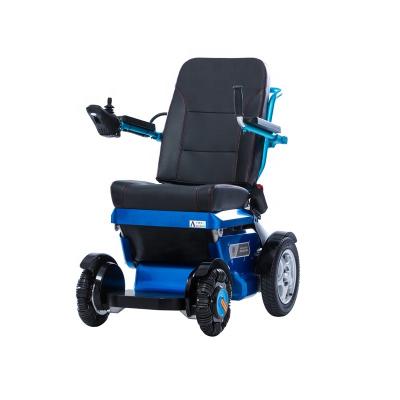 China Lightweight Folding 6061 Aluminum Alloy Body Folding Electric Power Wheelchairs For Elder Disabled Mobility for sale