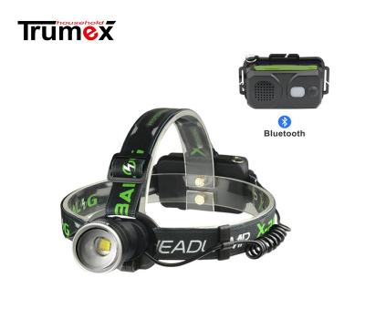 China T064 Portable LED USB Rechargeable Multifunctional Focusing Wireless Headlight for sale