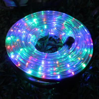 China Landscape Accent Cable Battery Power Led RGB Led Color Changing Led Neon Rope Light Led Neon Cable Rope Light for sale