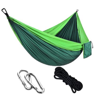 China Single Parachute Modern Nylon Fabric Garden Hammock Portable Camping Double With Tree Straps for sale