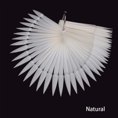 China IMAGNAIL Design 50pcs Clear Nail Art Display Tips Natural White Black Nail Stiletto Tips for sale