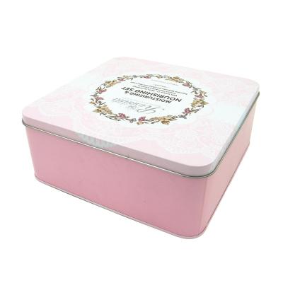 China Wholesale Metal Recyclable Chocolate Packaging Gift Tin Box for sale