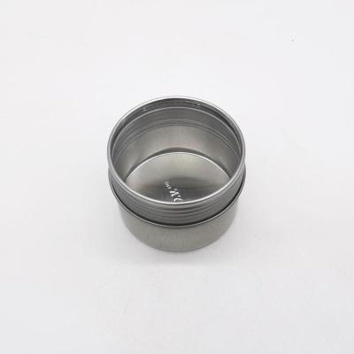 China Recyclable round threaded candy windowed metal tin cans for sale