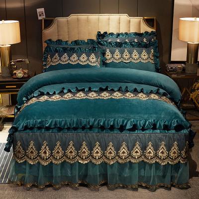 China Sustainable Wholesale Luxury Duvet Cover Set 100% Cotton Cubrelech Quilt Quilted Bedspread for sale