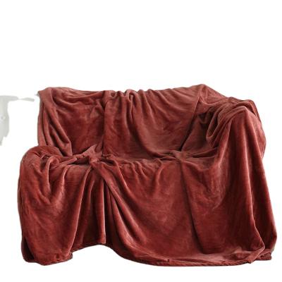 China Manufacturer CustomCheap PORTABLE Moving Single Queen Fleece Flannel Winter Coral Blanket/Large Plush Polyester Plush Soft Minky Sofa for sale