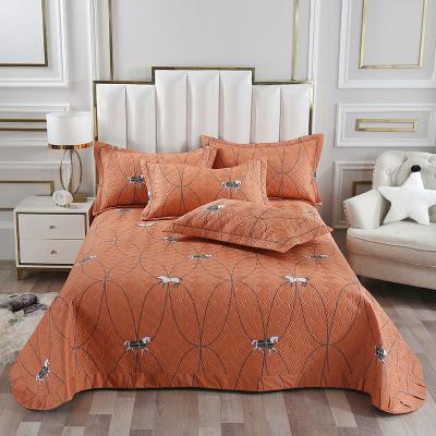 China Antistatic Microfiber Polyester Comforter Bed Set Floral Comforter Bedspread Soft Comforter for sale