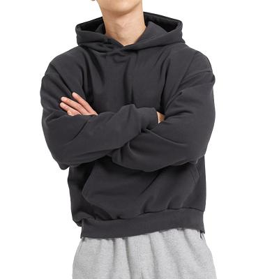 China European and American men's QUICK DRY spring and autumn fashion brand solid color men's hoodies loose sweatshirts for sale