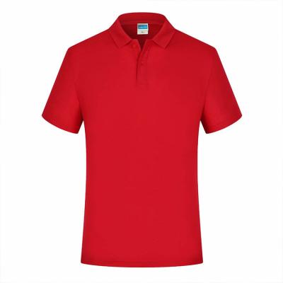 China Casual Men's Plain Golf Polo Shirts Custom Logo Embroidered Anti-pilling Knitted Polyester Work Cotton Mens Polo Shirts for sale