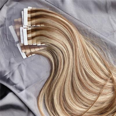 China Ruikang Silky Straight Raw Virgin Extensions Eruopean Remy Virgin Skin Weft Russian Tape In Hair Extension Best Eruopean Remy Virgin Skin Weft Russian for sale