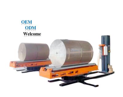 China machinery & Material Pallet Wrapping Large Take Up Reel Wrapping Machine Roll Paper Mill Wrapping Machine for sale