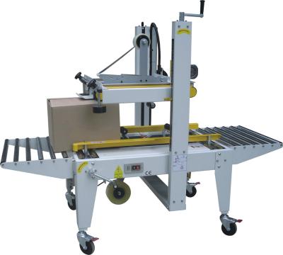 China Semi Automatic Food Crate Closing Machine Case Sealer Crate Erector Machine for sale