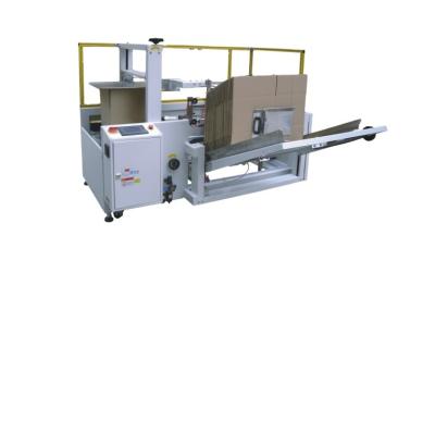 China food & Old Beverage Plant Box Carton Box Erector Corrugated Cardboard Box Opener Bag Enveloping Machine for sale