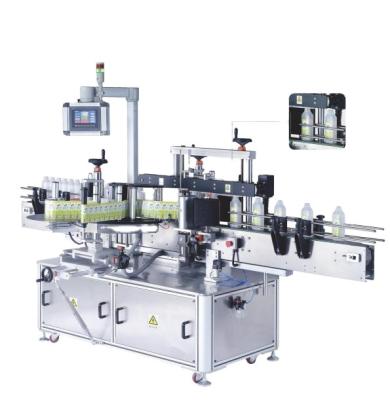 China Food Two-sides Double Sides Labeling Machine Sticky Box Labeling Machine Labels Sticker Machine 15 Years Experience for sale