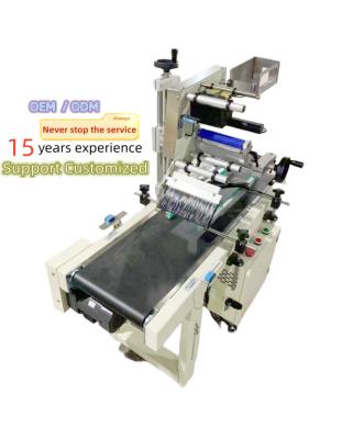 China Express Bill Labeling Machine Box Labeling Machine Food Flat Box Sticker Labeling Machine for sale