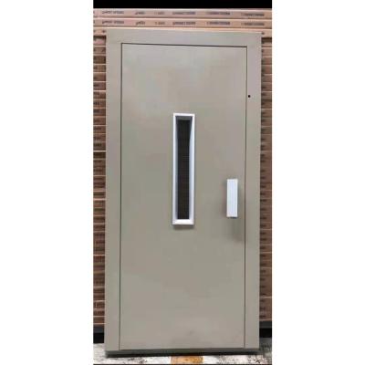 China China Elevator Best Selling Security Mild Steel Solid Swing Door For Elevator Parts for sale