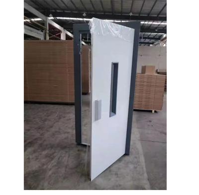 China Elevator China Hot Sale Security Mild Steel Solid Fireproof Door For Elevator Parts for sale