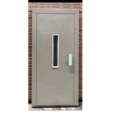 China Elevator Durable Using Security Mild Steel Door Swing Door Solid Manual Fireproof Door For Elevator for sale