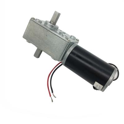 China A58SW31ZYS 12V 24V Totally Enclosed Speed ​​DC Motor 7-470rpm Flipped Electric DC Motor Double Spindle For Diy Experience Customizable Spindle for sale