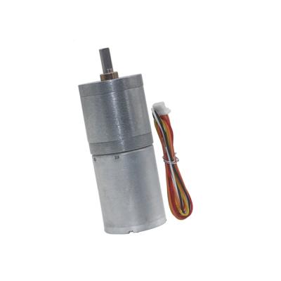 China JGA25-2430 totally enclosed bldc motor 24v dc electric motor 12v geared motor FG signal long life low noise with controllable brake for sale