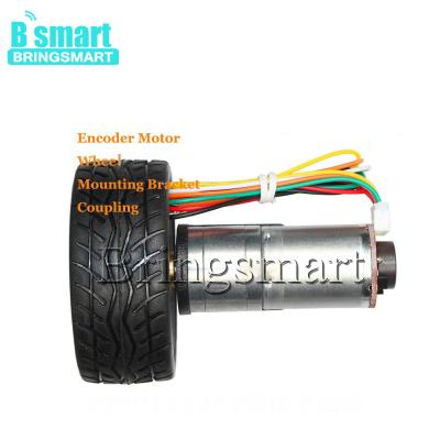 China Bringsmart JGA25-370TC DCreduction Totally Enclosed Motor 6v-12v with Coupling and Bracket Screw Kits for Toy Car for sale