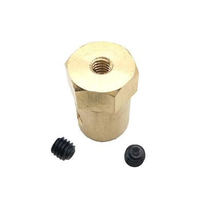 China BringSmart Universal Hex Motor Coupling 3mm 4mm 6mm Hole Electric Motor Inner 8mm Shafts Coupling for sale