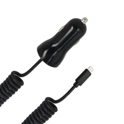 China Mobile Phone MFI PD 20W (C94 Connector) Attached Lightning Cable Car Charger for sale