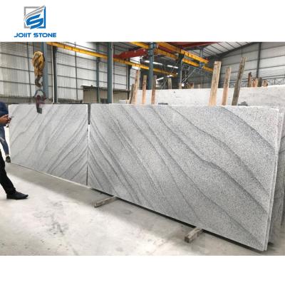 China Good Modern Choice High Polished Gray Water Veins Granite Slabs For Tops for sale