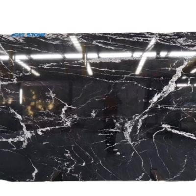 China Modern Cheap Price Ballet Black Granite Stone Black Cosmos Black Granite Royal Forest Granite Slabs zu verkaufen