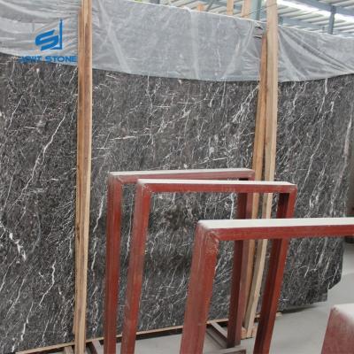 China Contemporary Cheap Chinese Natural Stone Gray Marble Big Slabs For Sales for sale