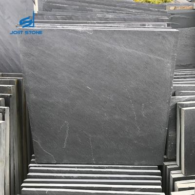 China Traditional Hot Selling Natural Face Black Slate Split Floor Tile For Indoor And Outdoor for sale