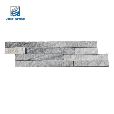 China Contemporary Gray Quartz Stone Natural Culture Stone For Wall Cladding And Facade for sale