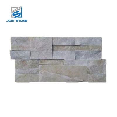 China Traditional Beige Veneer Quartzite Stone Veneer Cornerstone Clad For Indoor And Outdoor for sale