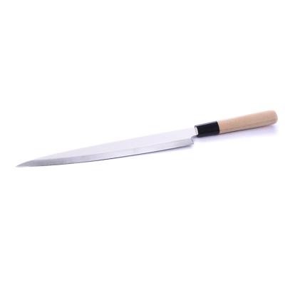 China Viable Professional 8 Inch Stainless Steel Japanese Sashimi Slicing Knife with Briar Wood Handle for sale