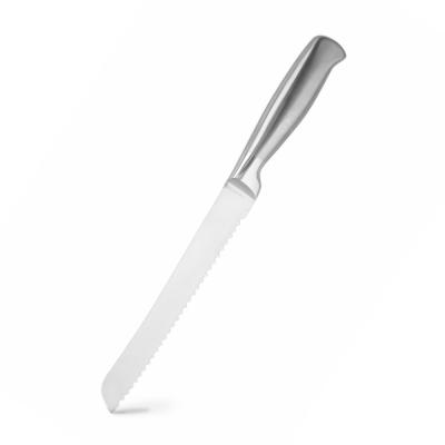 China Hot Selling Viable 8 Inch Cavity Stainless Steel Handle Stainless Steel Kitchen Knife Bread Knife for sale