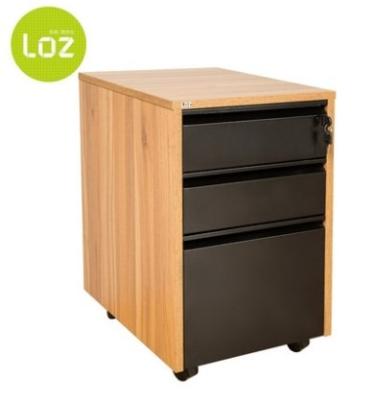 China Modern Modern Steel Metal Storage Cabinets 3 Drawer Office Equipment Mobile Pedestal With Wheels for sale