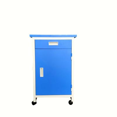 China Environmental Friendly Medical Furniture Cold Rolled Steel Hospital Bedside Locker for sale