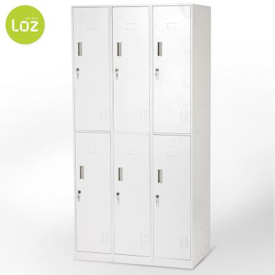 China Eco-friendly Digital Steel Lockers Cabinet Double Door Steel Lockers Gym Locker for sale