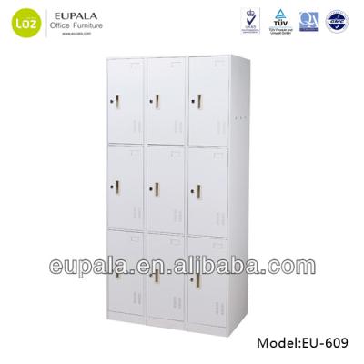 China Morden Steel Morden Locker / Metal Bedroom Locker / 9 Door Locker Room Locker for sale