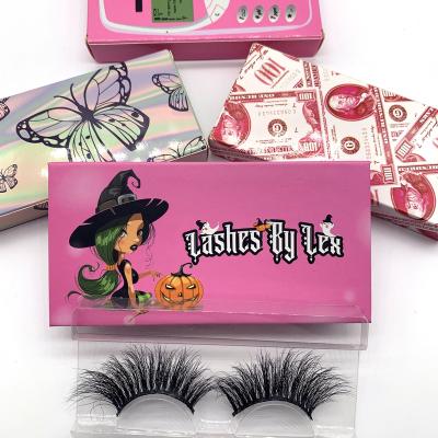 China Mink Eyelashes Mink Lashes Natural Volume Dramatic Crisscross Eyelash Extension False Mink 25mm Lashes for sale