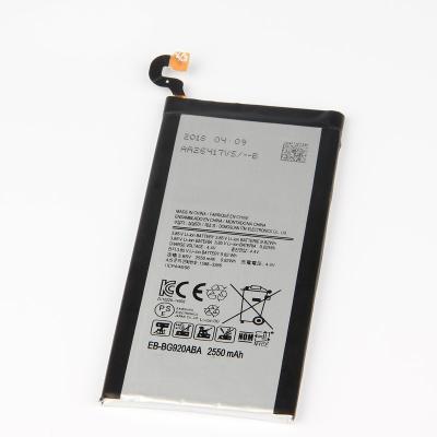 China Mobile Phone Cell Phone Battery Li-polymer For Samsung Series Battery For Samsung S6 2550mah EB-BG920ABA for sale